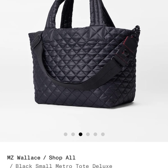 MZ Wallace Black Small Metro Tote Deluxe - Picture 13 of 16